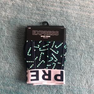 Express candy cane boxers NWT